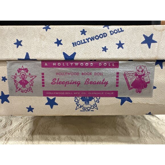 Vintage Hollywood Doll Sleeping Beauty Peach Dress & Lace With Box & Book - Picture 7 of 9